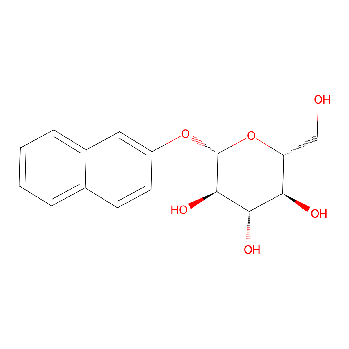 2-Naphthalenyl beta-D-glucopyranoside molecular structure, CAS 6044-30-0