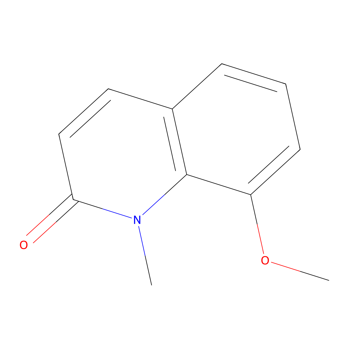 8-Methoxy-1-methylquinolin-2-one molecular structure, CAS 60443-14-3