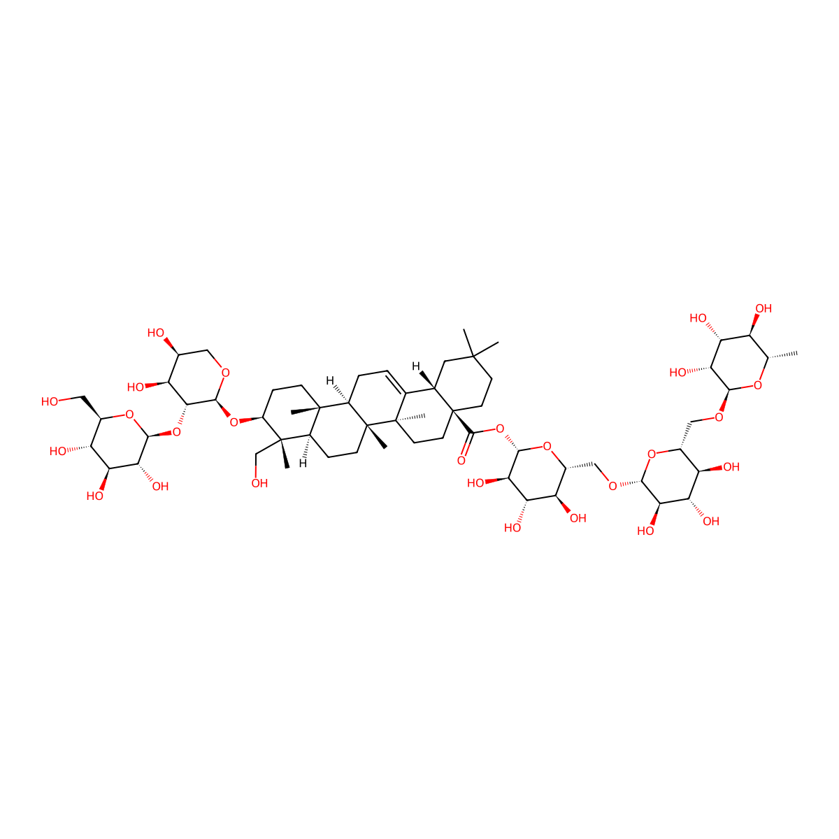 Cauloside F molecular structure, CAS 60451-47-0