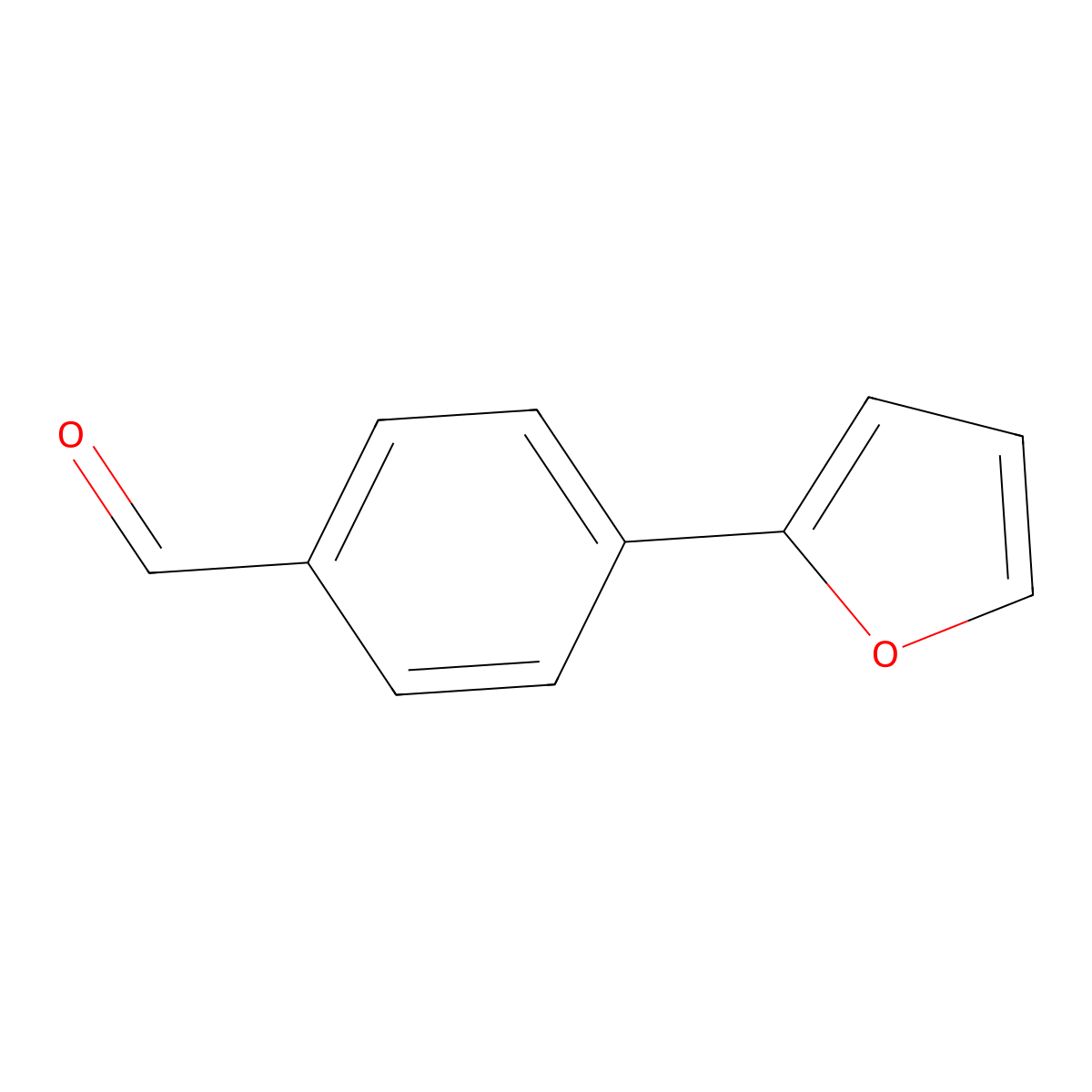 4-(Furan-2-yl)benzaldehyde molecular structure, CAS 60456-77-1