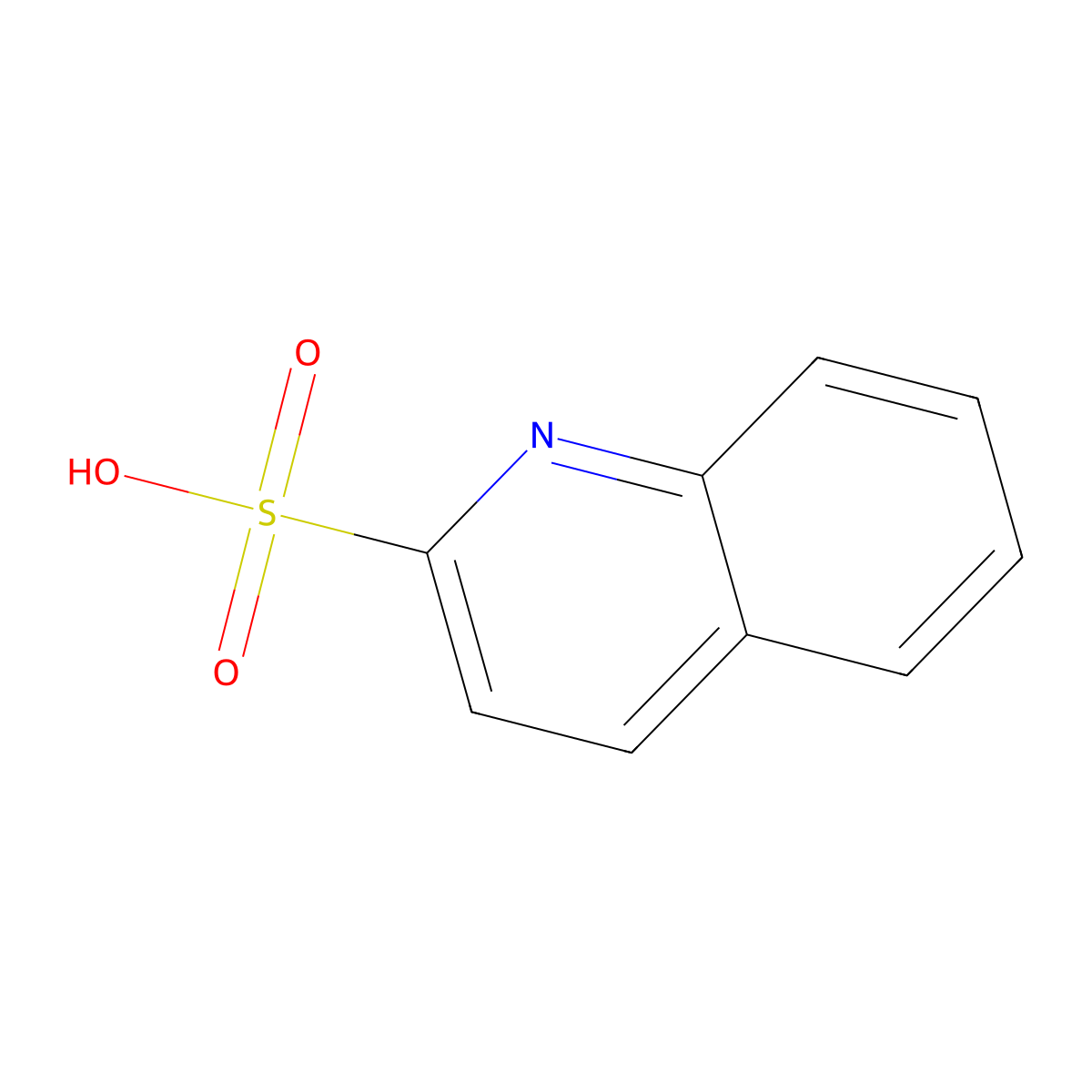 Quinoline-2-sulfonic acid molecular structure, CAS 6046-38-4