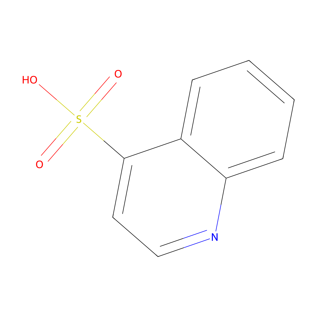 Quinoline-4-sulfonic Acid molecular structure, CAS 6046-42-0