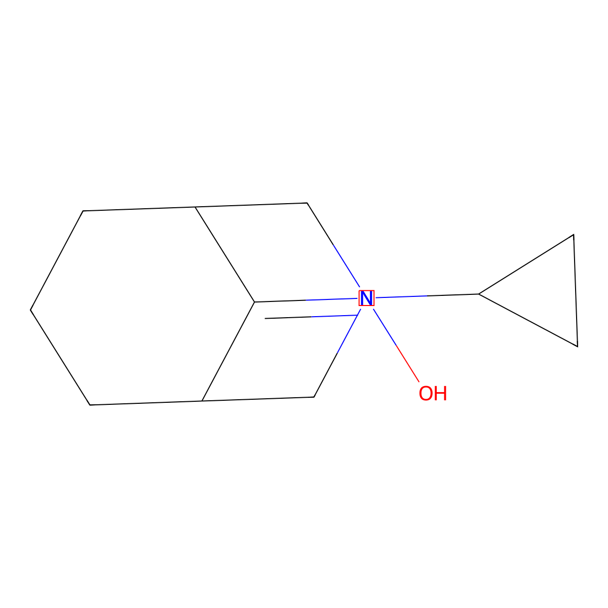 3-Cyclopropyl-3-azabicyclo[3.3.1]nonan-9-one oxime molecular structure, CAS 604759-83-3