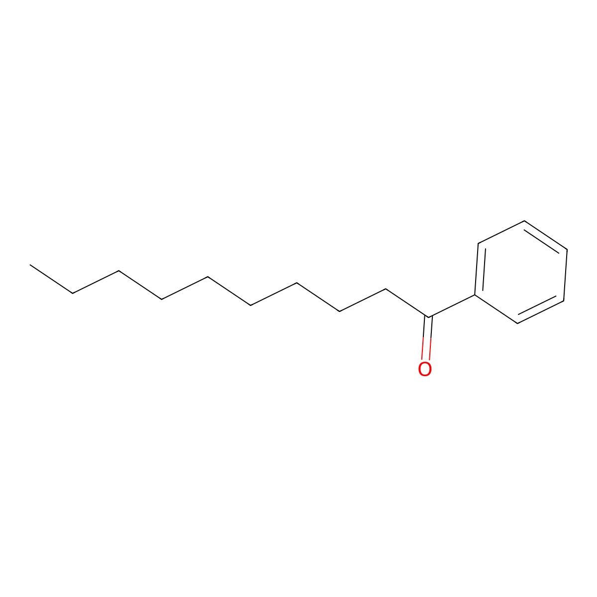 1-Phenyl-1-decanone molecular structure, CAS 6048-82-4