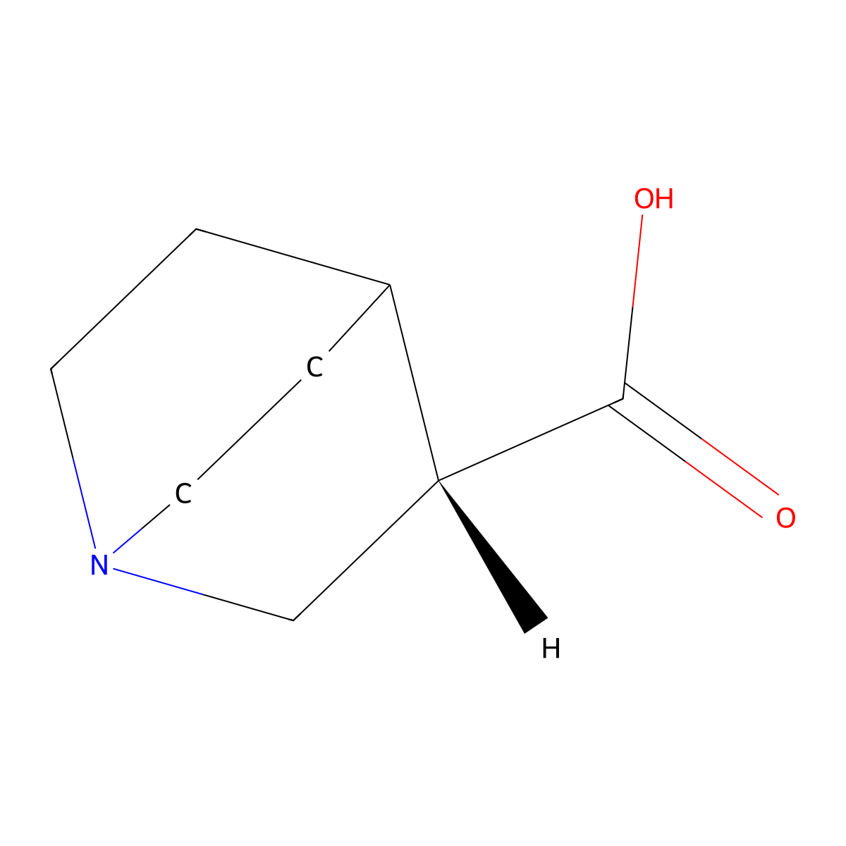 (S)-Quinuclidine-3-carboxylic acid molecular structure, CAS 604803-79-4