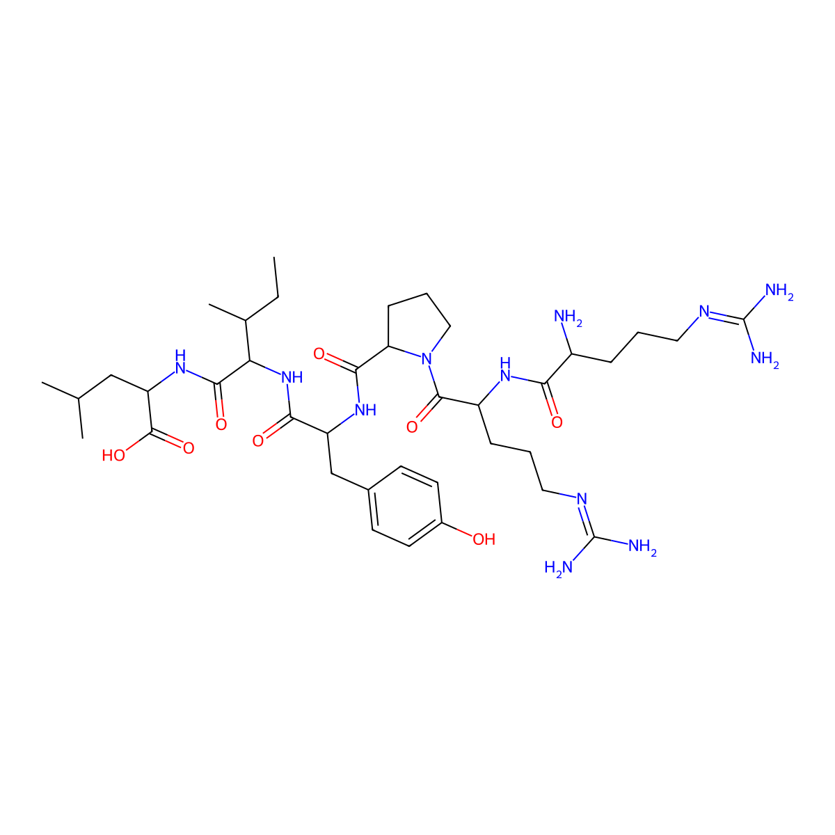 Neurotensin (8-13) molecular structure, CAS 60482-95-3