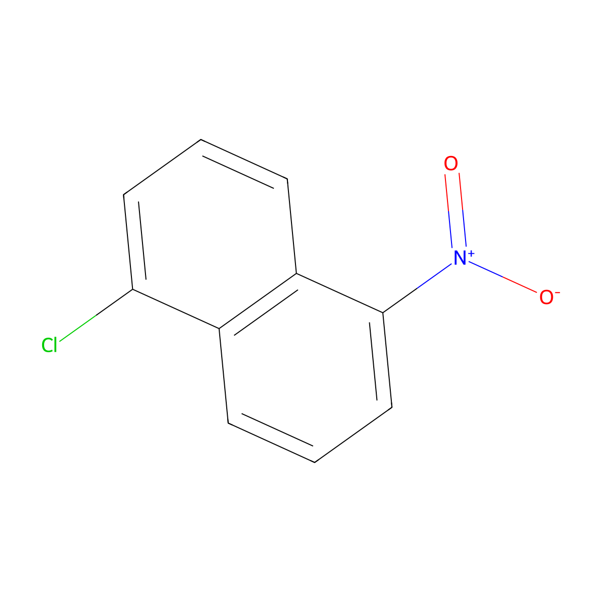 1-Chloro-5-nitronaphthalene molecular structure, CAS 605-63-0