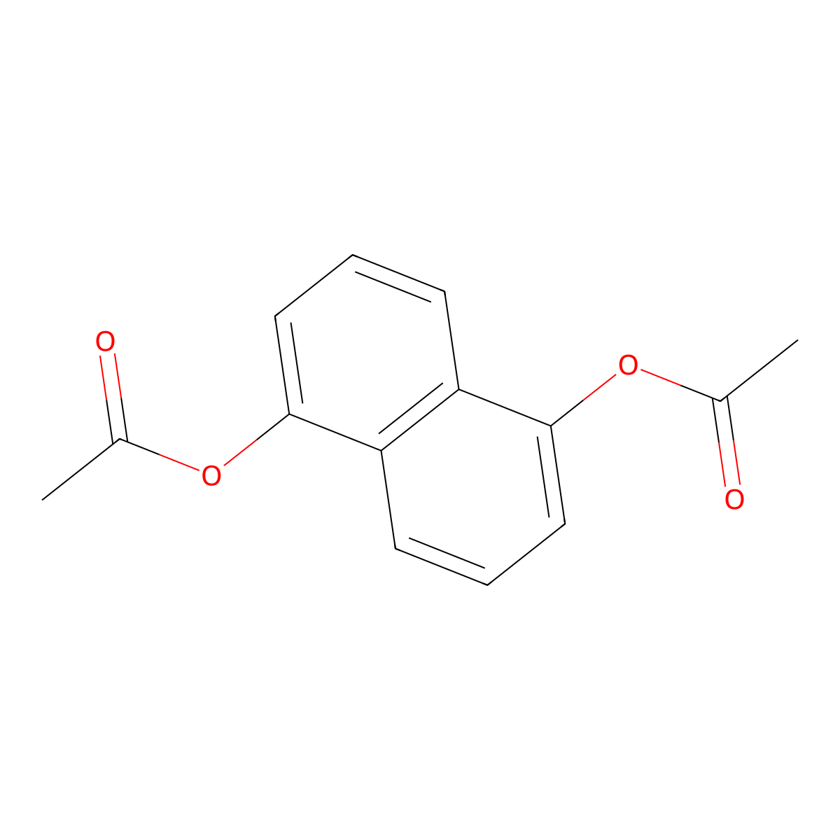 1,5-Diacetoxynaphthalene molecular structure, CAS 605-89-0