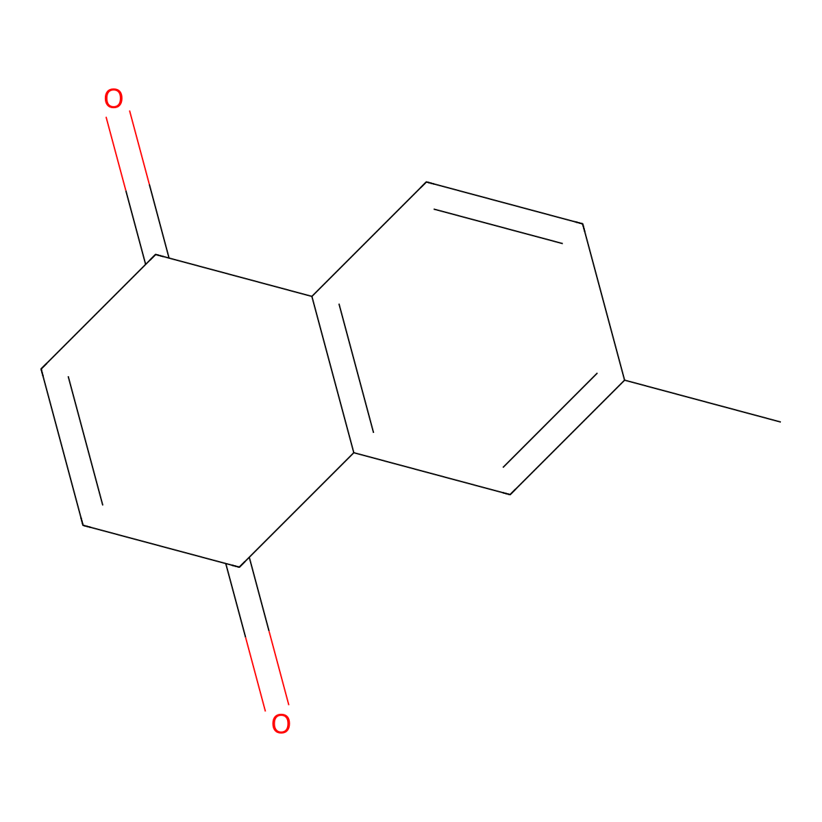 6-Methyl-1,4-naphthoquinone molecular structure, CAS 605-93-6