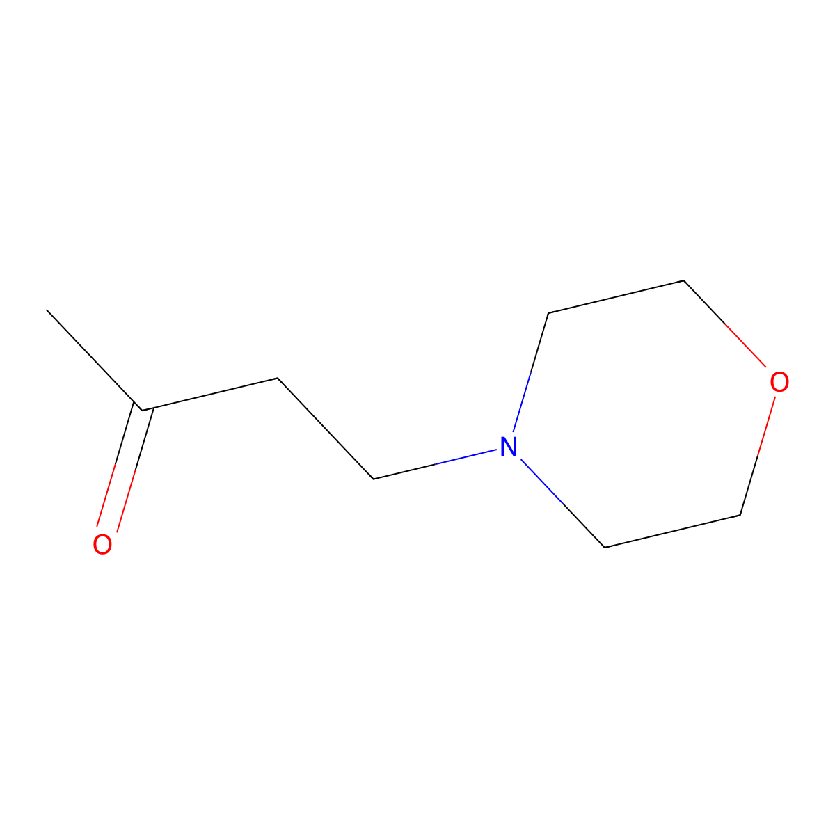 4-(Morpholin-4-yl)butan-2-one molecular structure, CAS 6050-58-4