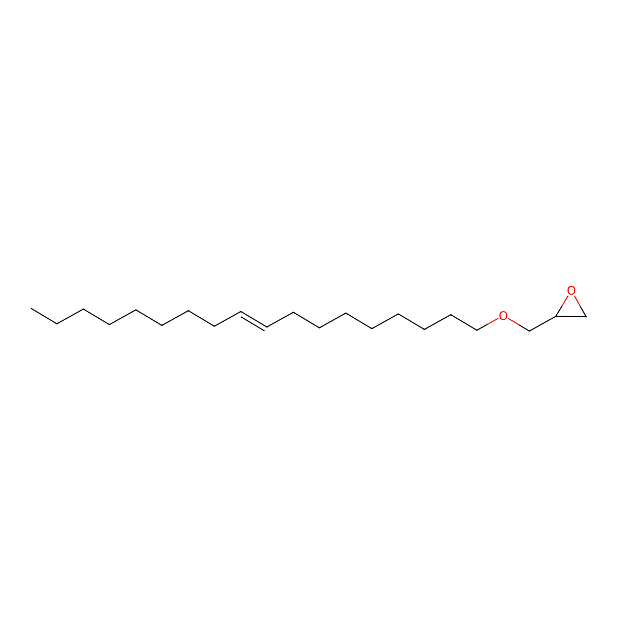 2-[[(E)-octadec-9-enoxy]methyl]oxirane molecular structure, CAS 60501-41-9