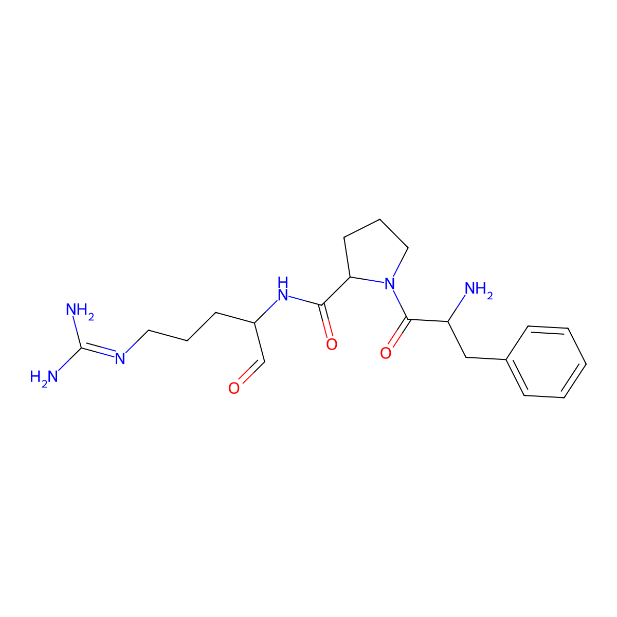 H-D-Phe-Pro-arginal molecular structure, CAS 60503-05-1