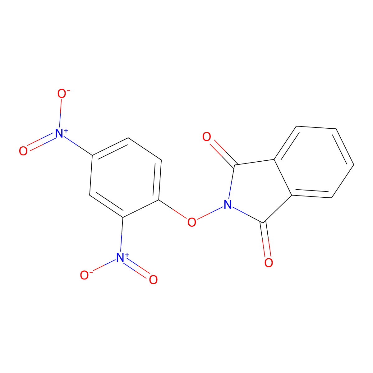 2-(2,4-Dinitrophenoxy)-1H-isoindole-1,3(2H)-dione molecular structure, CAS 60506-35-6