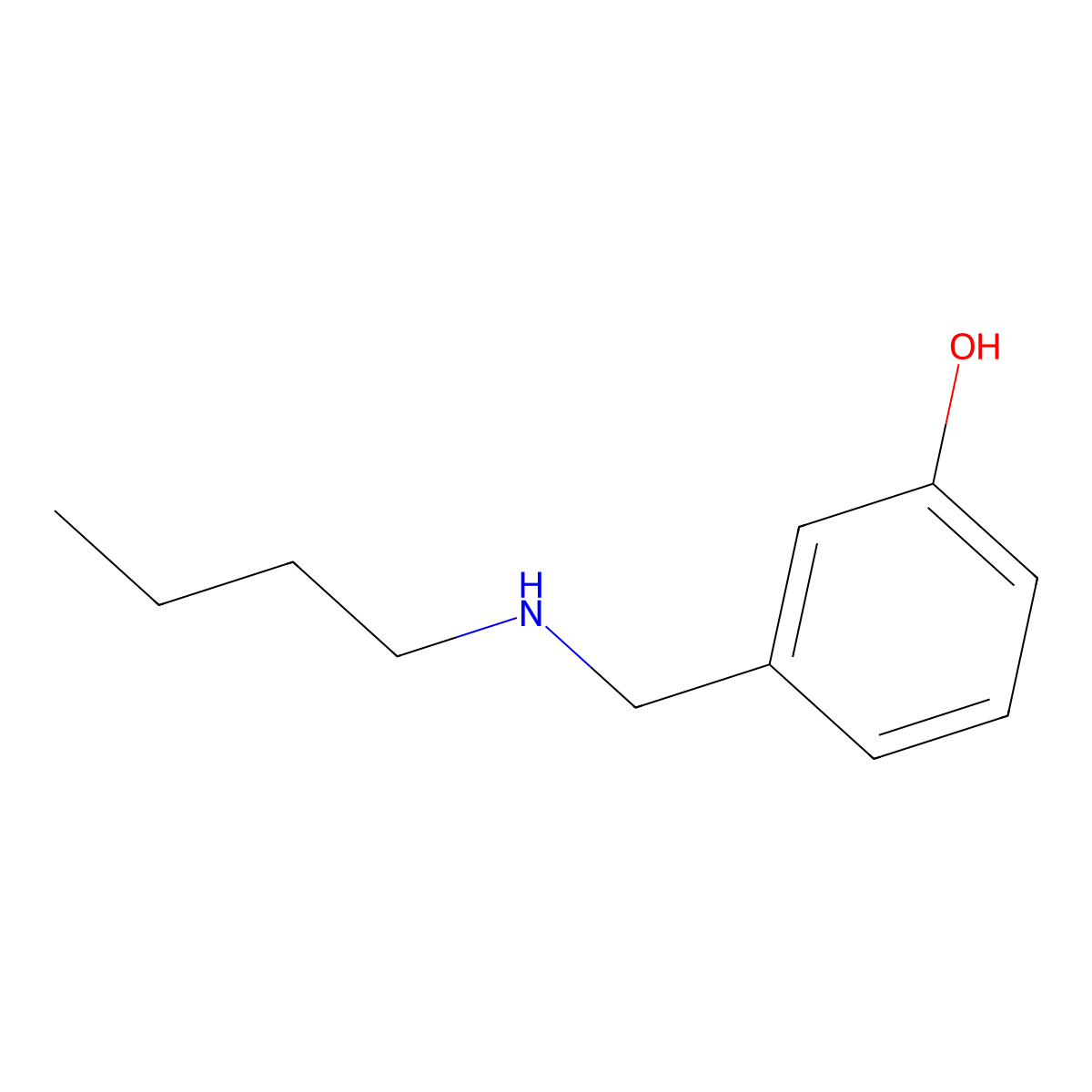 3-[(Butylamino)methyl]phenol molecular structure, CAS 60509-45-7