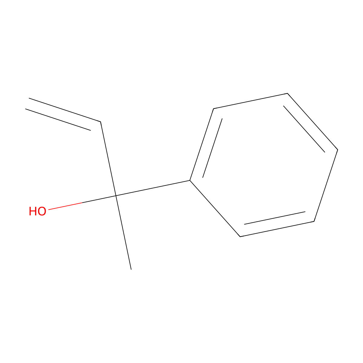 2-Phenylbut-3-en-2-ol molecular structure, CAS 6051-52-1