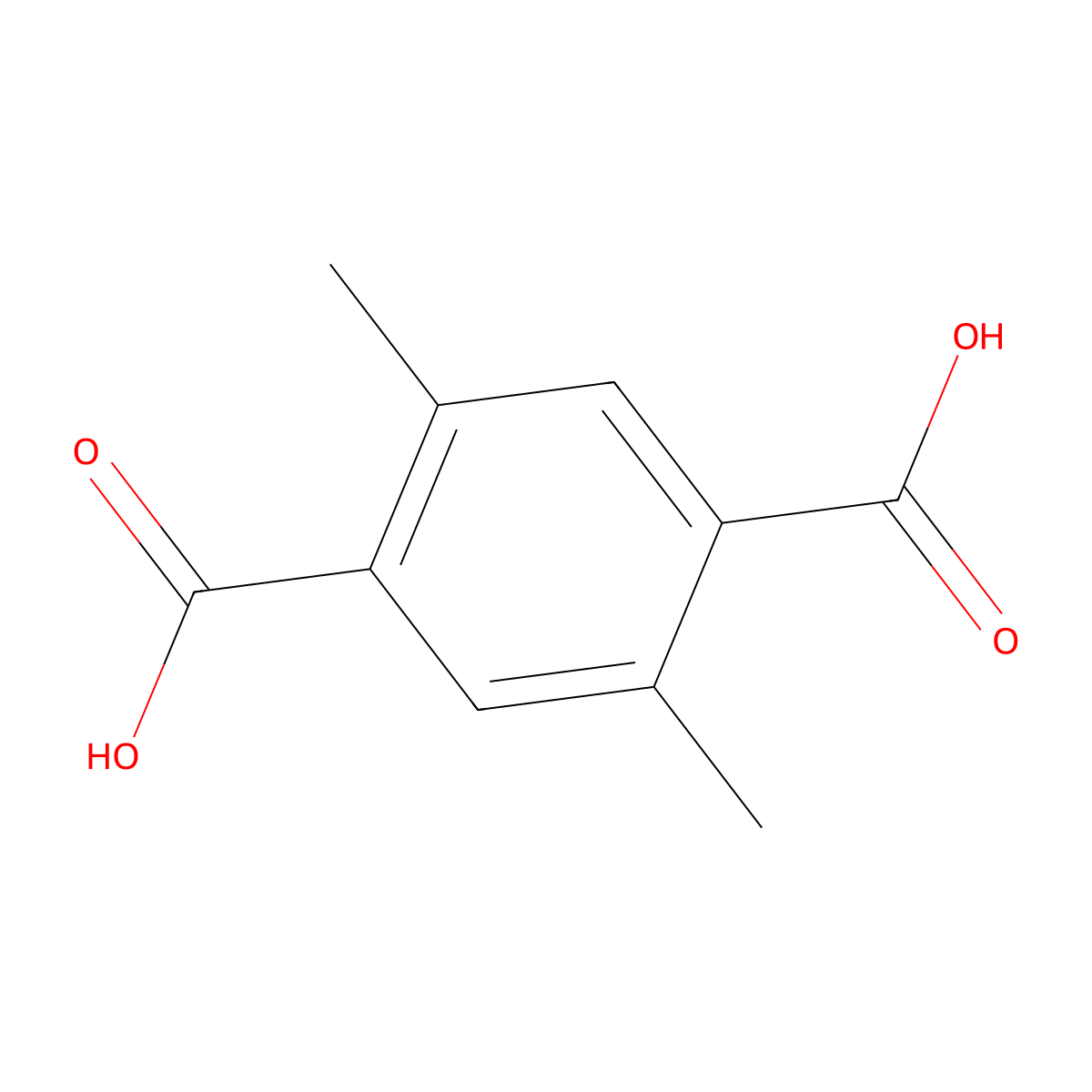 2,5-Dimethylterephthalic Acid molecular structure, CAS 6051-66-7