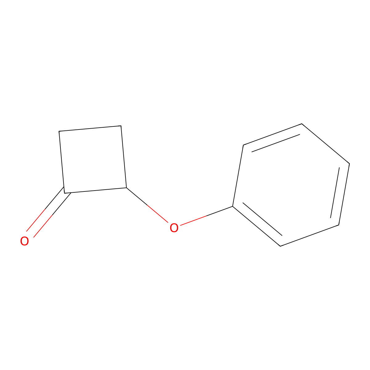 2-Phenoxycyclobutan-1-one molecular structure, CAS 60513-69-1