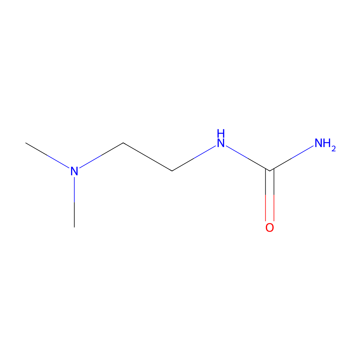[2-(Dimethylamino)ethyl]urea molecular structure, CAS 60514-71-8