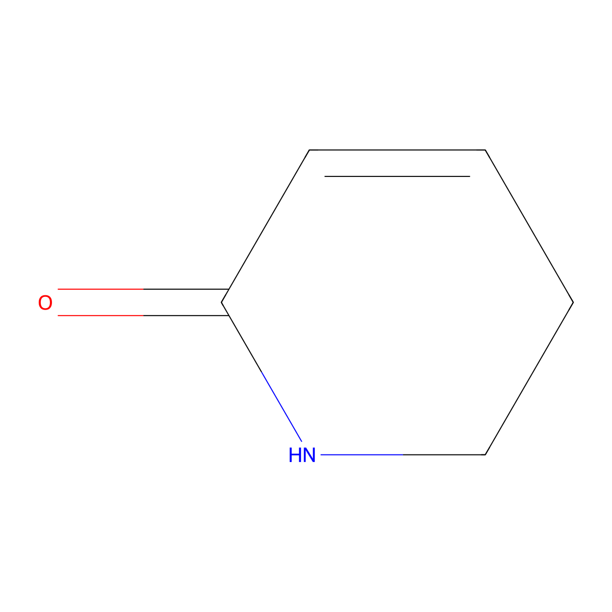 2(1H)-Pyridone, 5,6-dihydro- molecular structure, CAS 6052-73-9