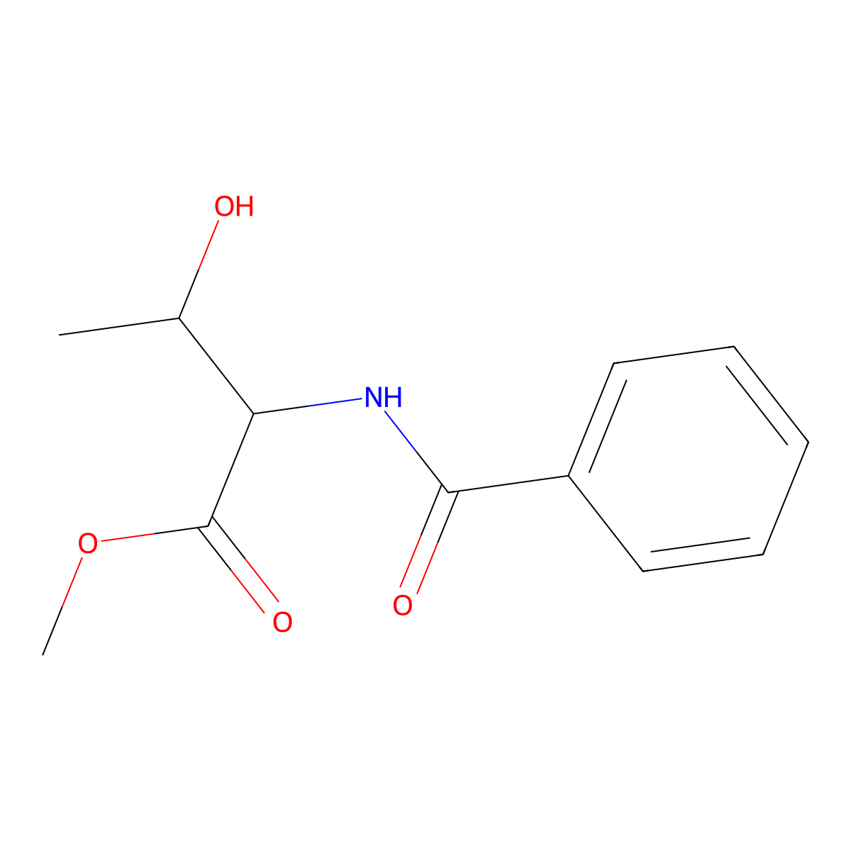 BZ-D-Thr-ome molecular structure, CAS 60538-16-1