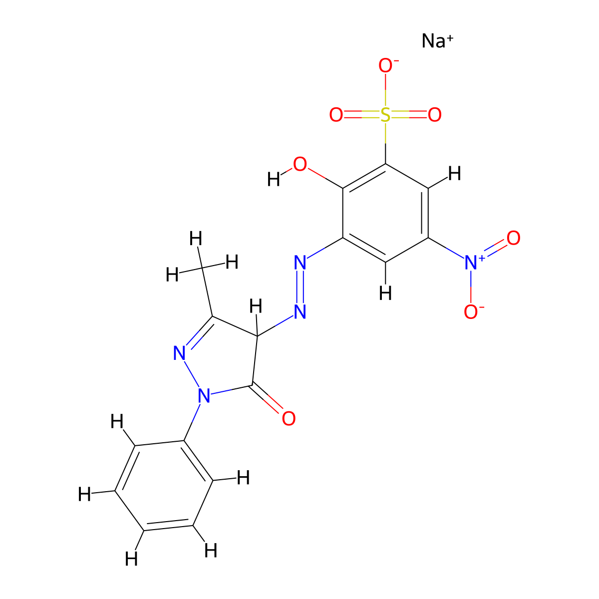 Mordant Orange 29 molecular structure, CAS 6054-86-0