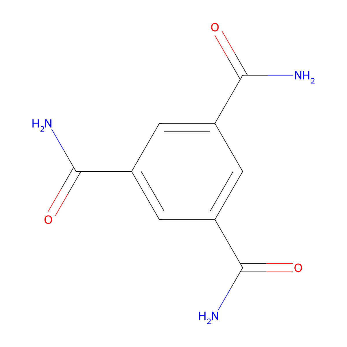 Benzene-1,3,5-tricarboxamide molecular structure, CAS 60541-32-4