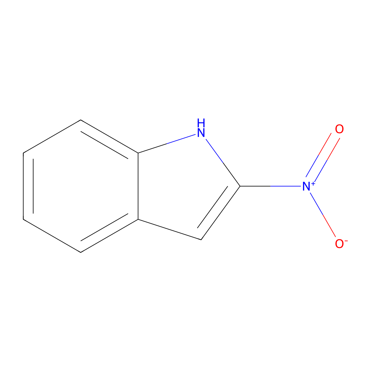 Nitroindole molecular structure, CAS 60544-75-4