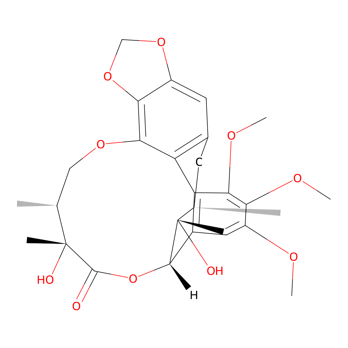 Gomisin D molecular structure, CAS 60546-10-3