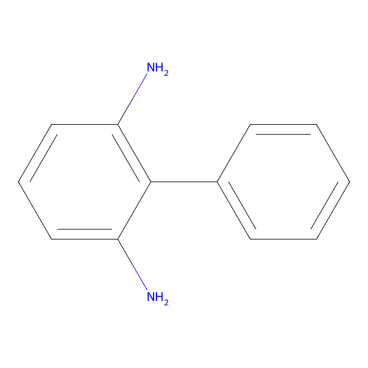 2,6-Di-aminobiphenyl molecular structure, CAS 60546-32-9