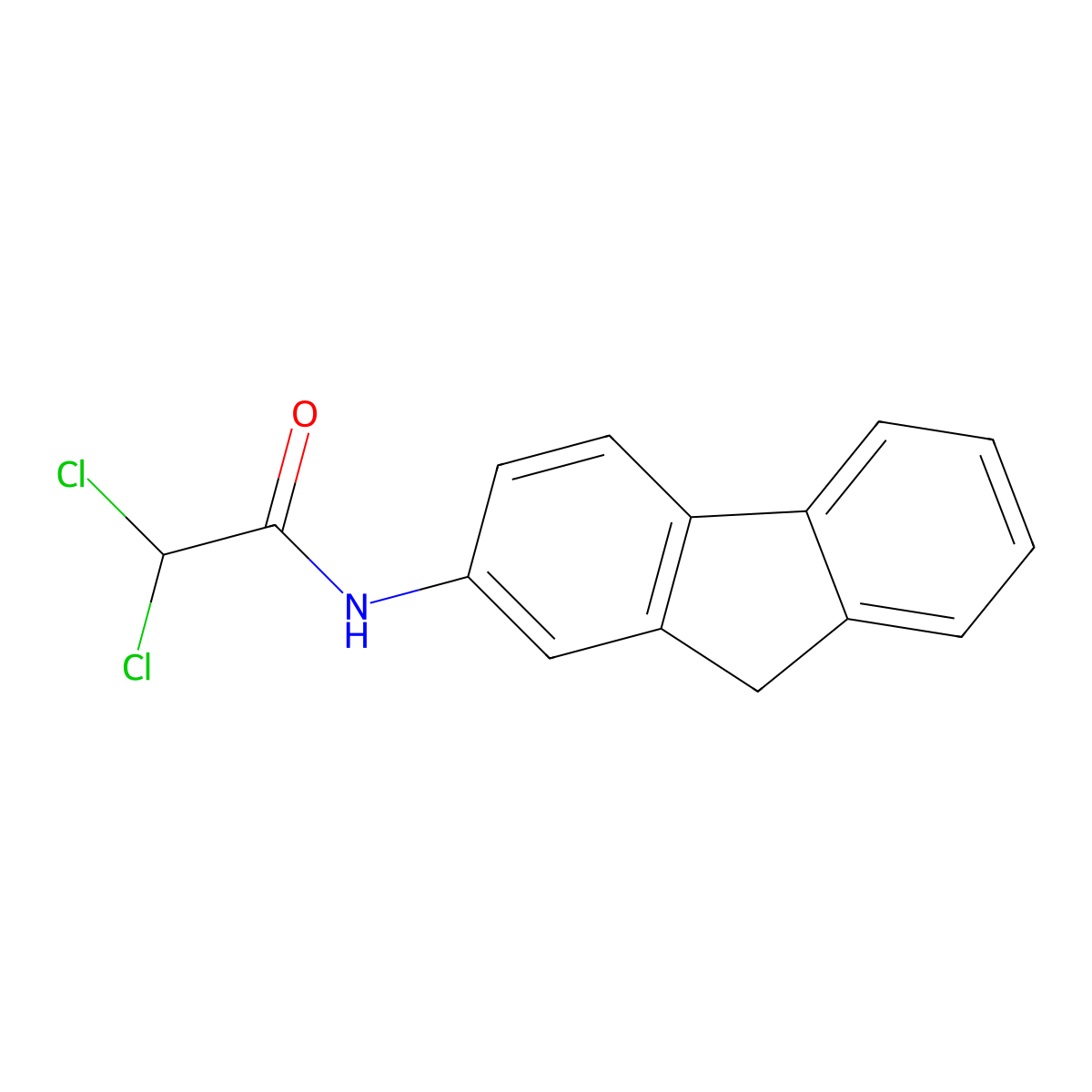 N-(2,2-Dichloroacetyl)-2-fluorenamine molecular structure, CAS 60550-81-4