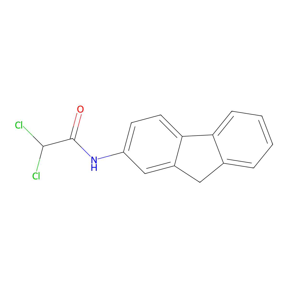 N-(2,2-Dichloroacetyl)-2-fluorenamine molecular structure, CAS 60550-81-4