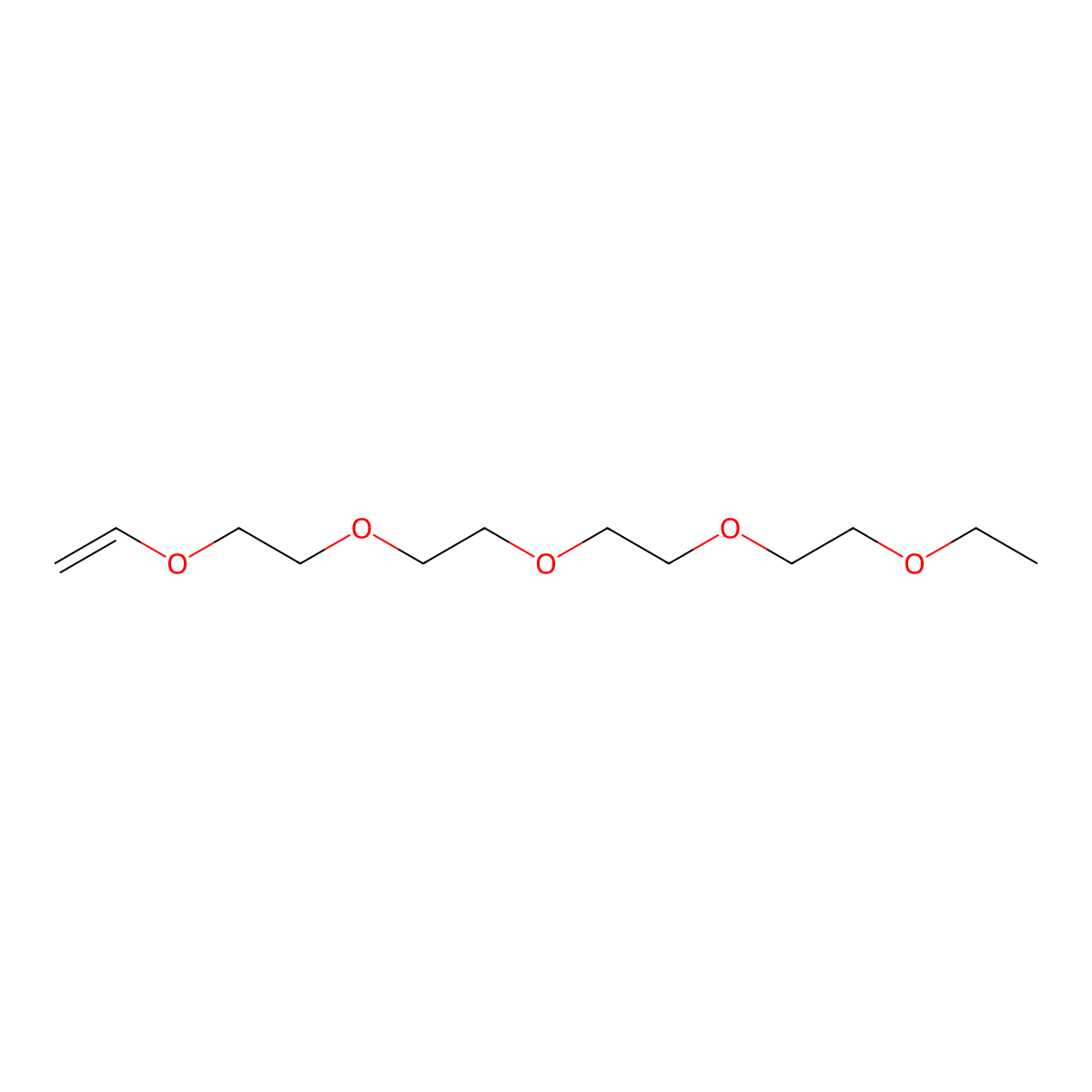 3,6,9,12,15-Pentaoxaheptadec-1-ene molecular structure, CAS 60558-75-0