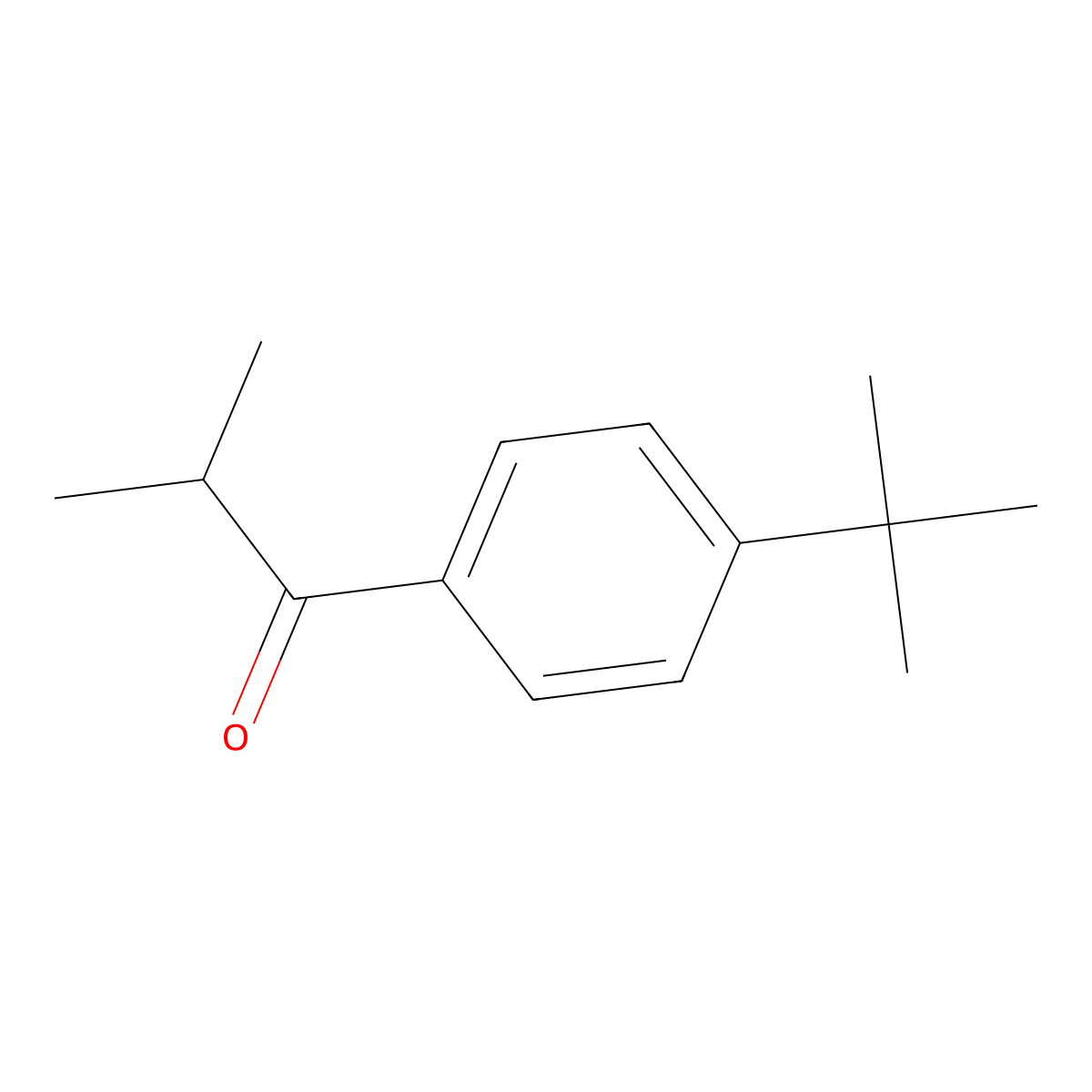 1-(4-Tert-butylphenyl)-2-methylpropan-1-one molecular structure, CAS 60561-82-2