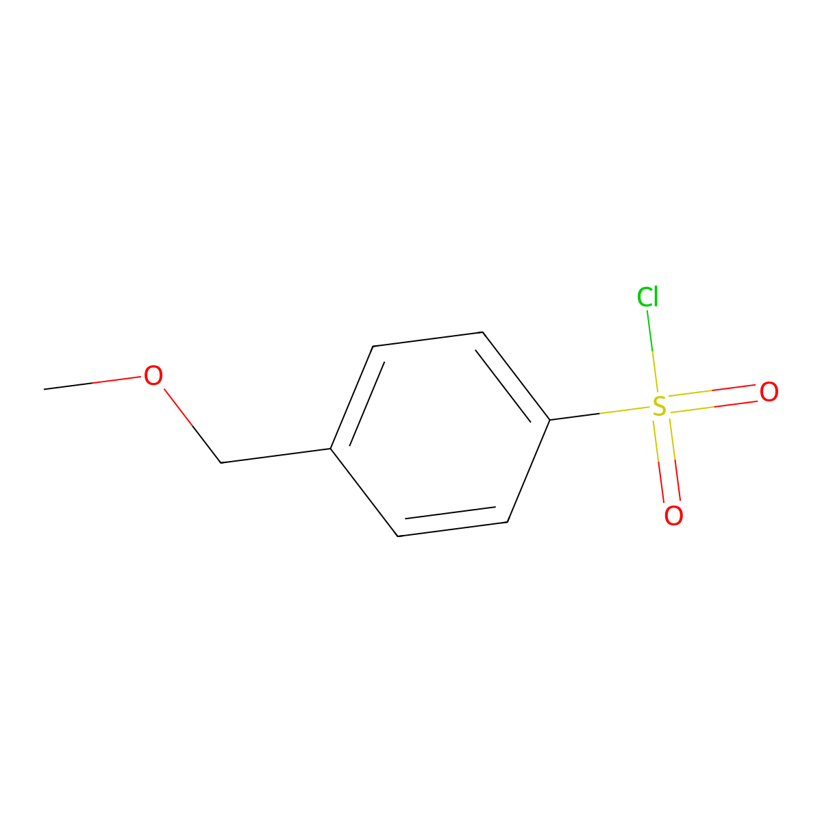 4-(Methoxymethyl)benzene-1-sulfonyl chloride molecular structure, CAS 605655-15-0