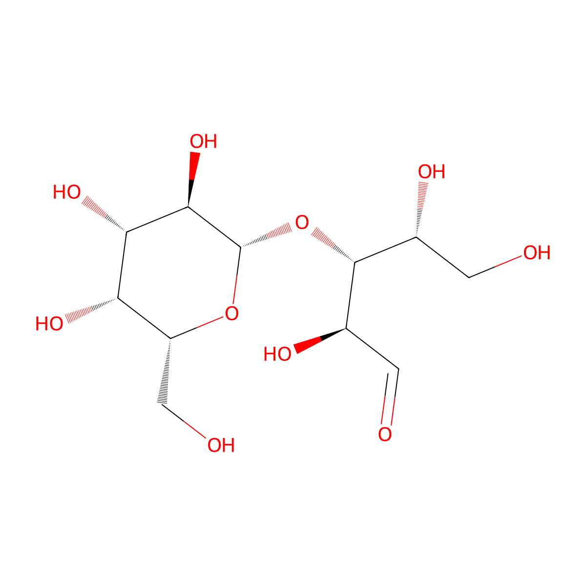 Galarose molecular structure, CAS 6057-48-3