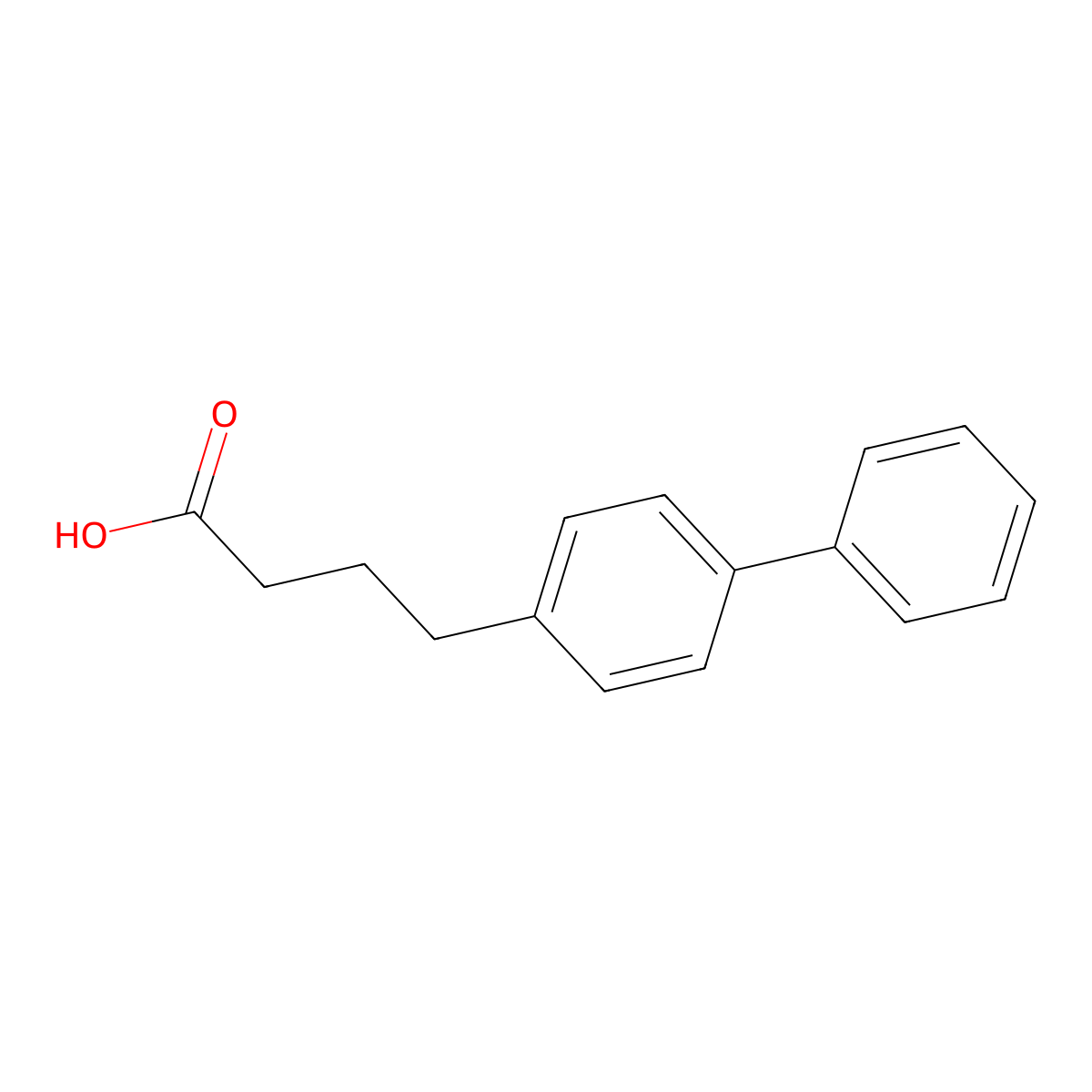 4-{[1,1'-Biphenyl]-4-yl}butanoic acid molecular structure, CAS 6057-60-9