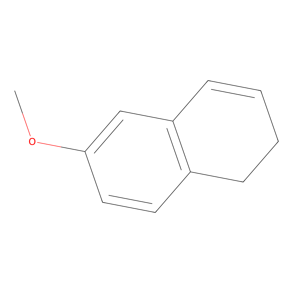 6-Methoxy-1,2-dihydronaphthalene molecular structure, CAS 60573-58-2