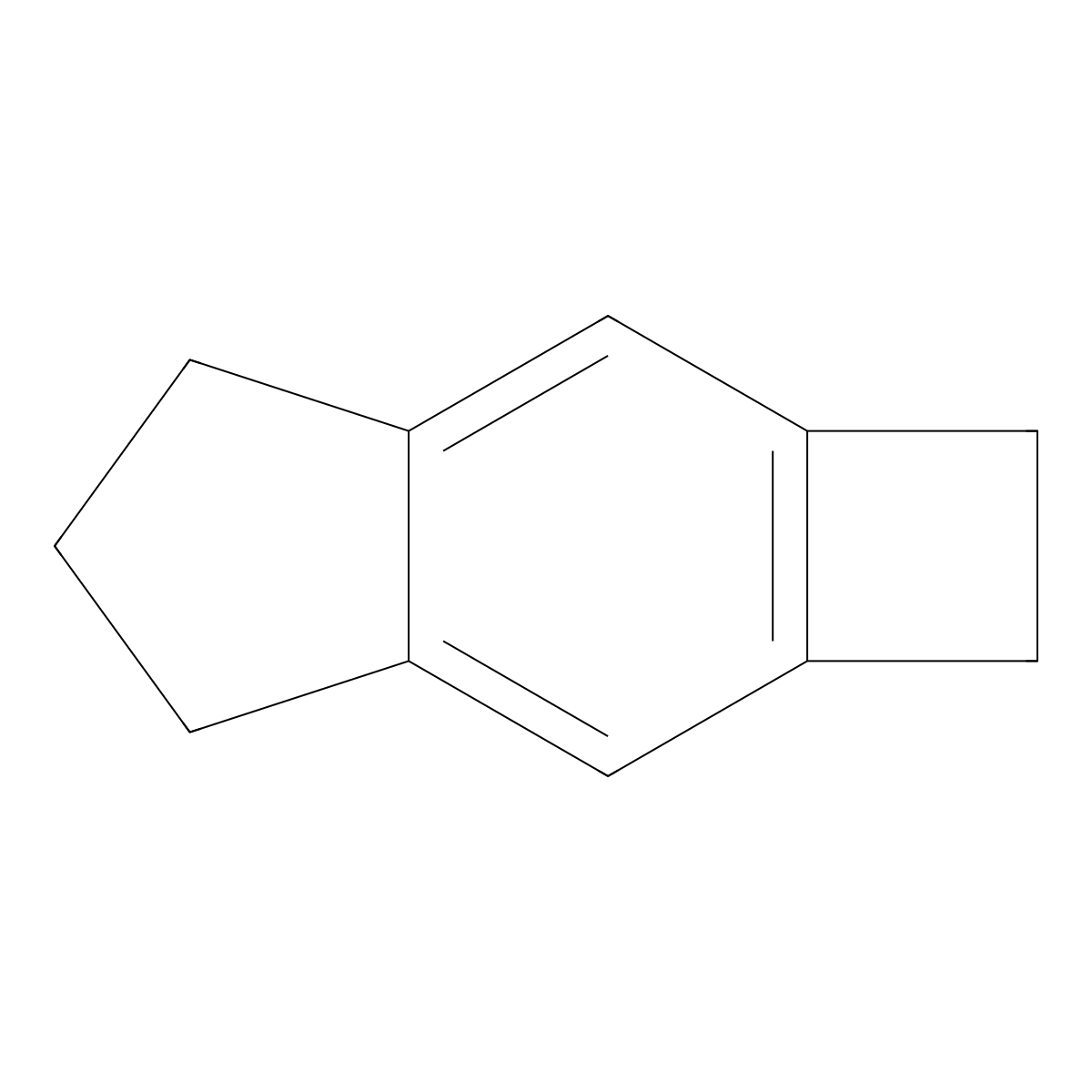 1H-Cyclobut(f)indene, 2,4,5,6-tetrahydro- molecular structure, CAS 60582-10-7