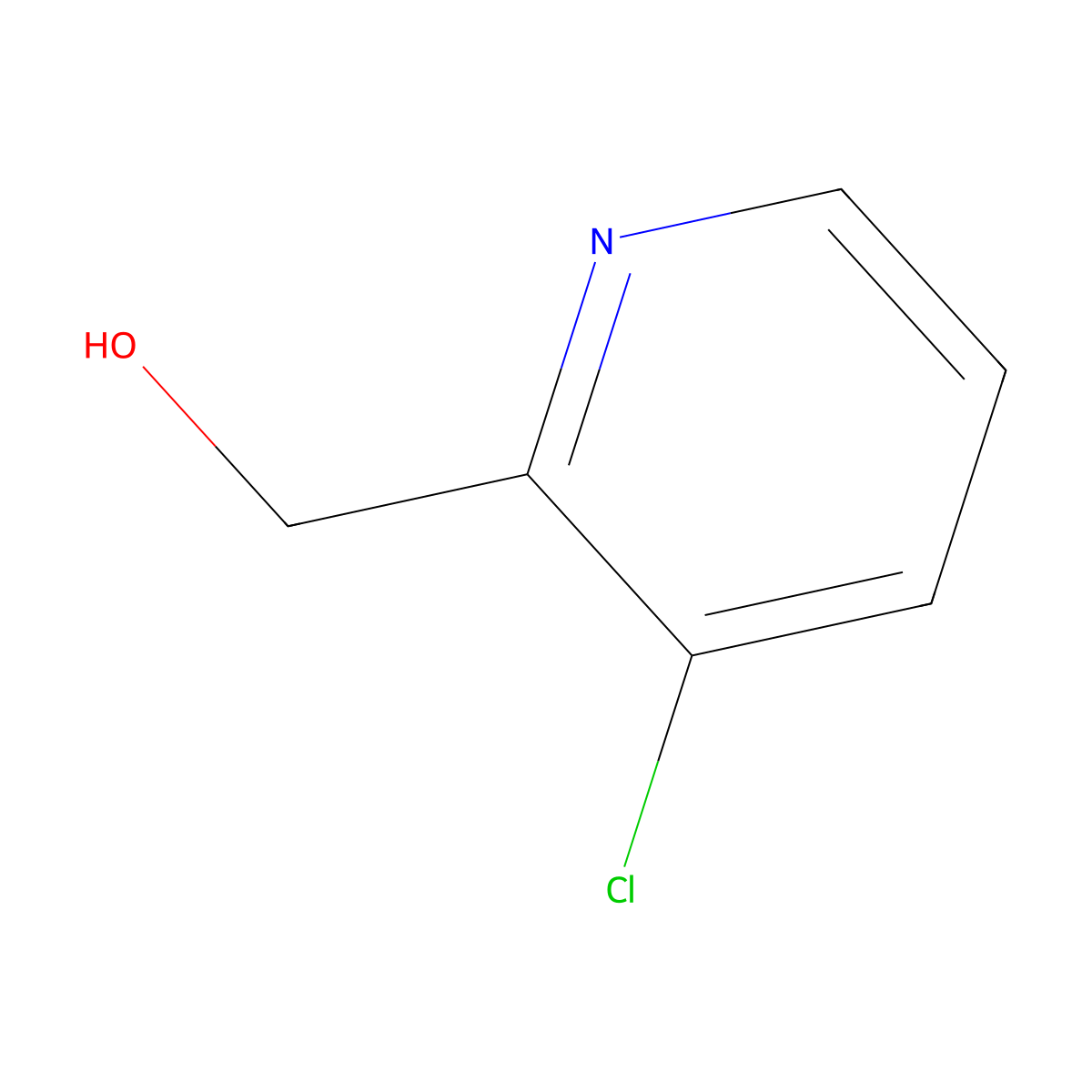 (3-Chloropyridin-2-yl)methanol molecular structure, CAS 60588-81-0
