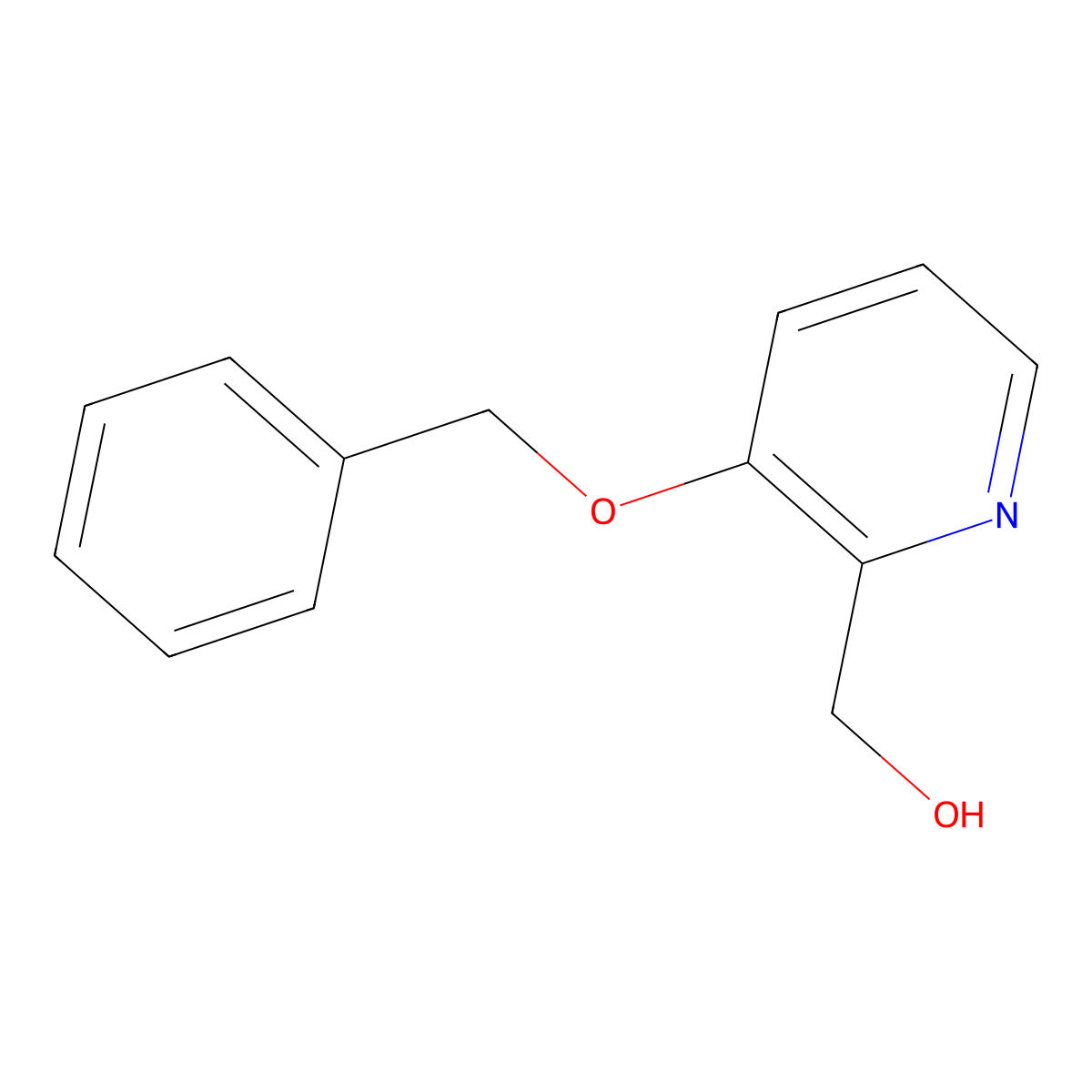 (3-(Benzyloxy)pyridin-2-yl)methanol molecular structure, CAS 6059-29-6