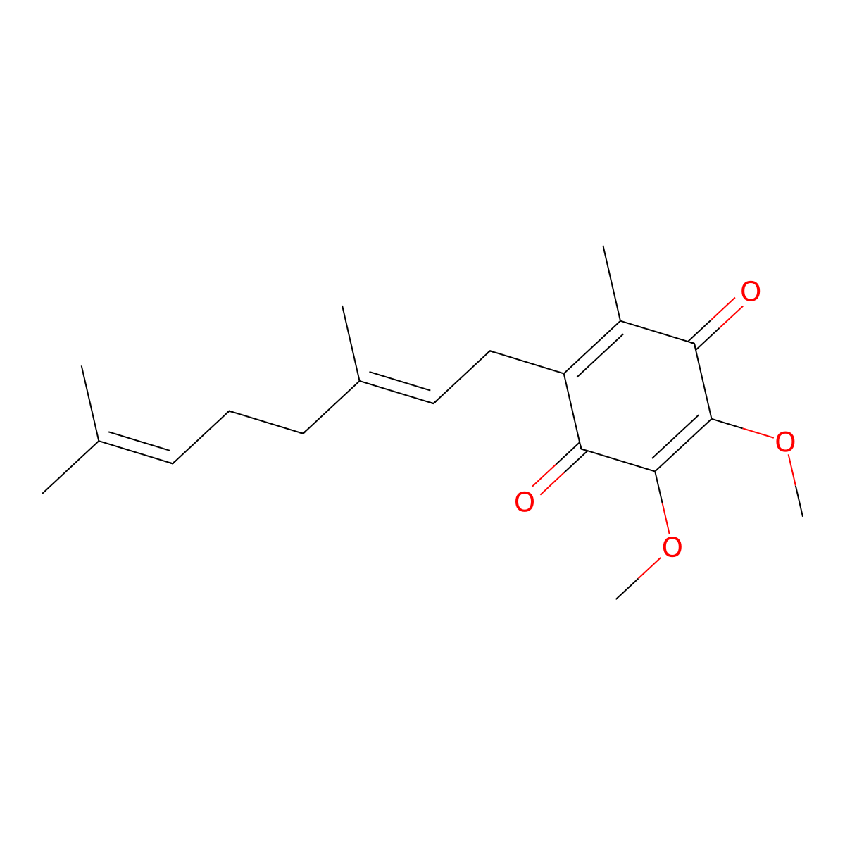 Coenzyme Q2 molecular structure, CAS 606-06-4