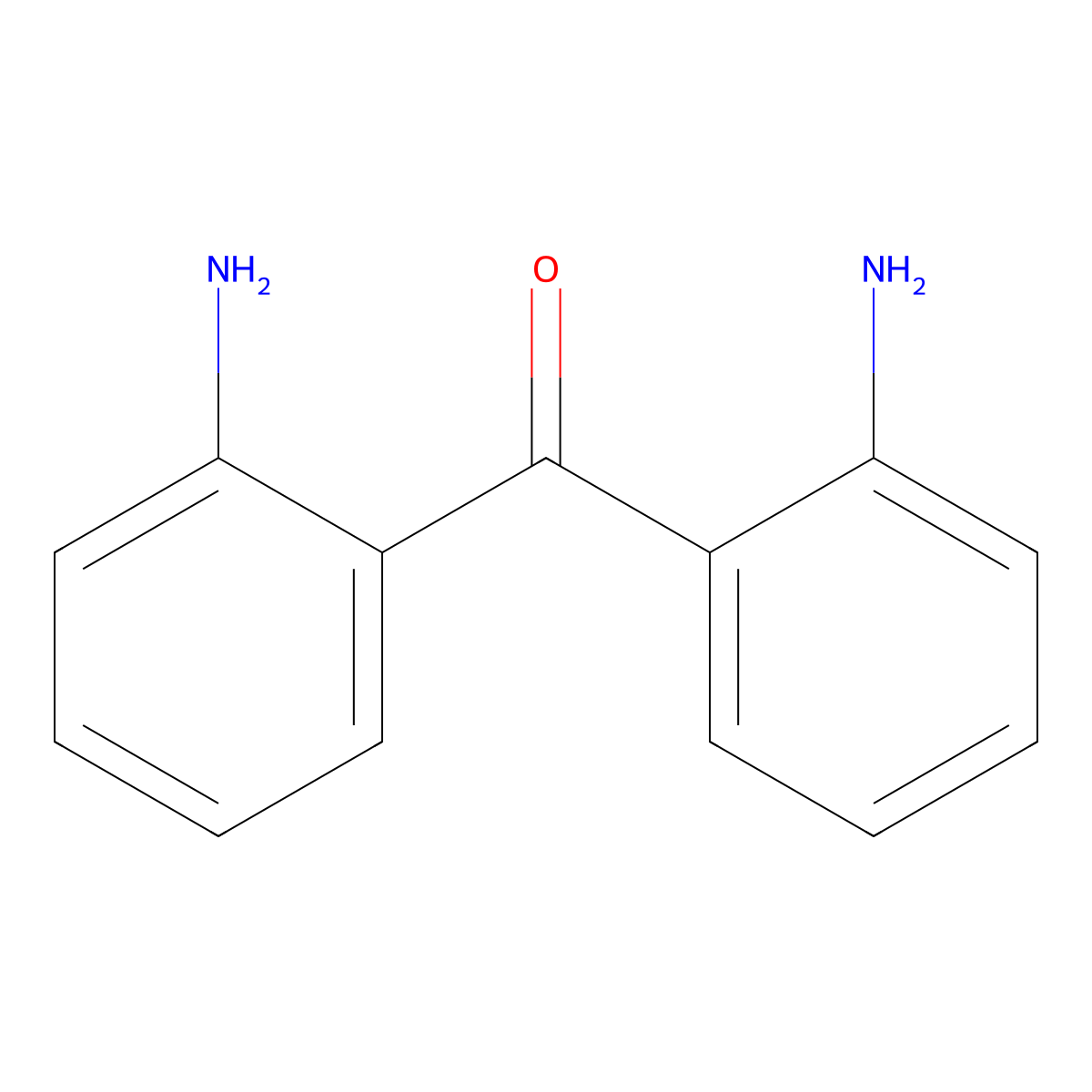 Methanone, bis(2-aminophenyl)- molecular structure, CAS 606-10-0