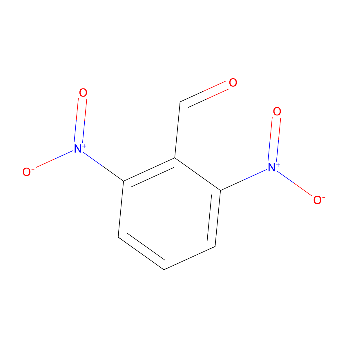 2,6-Dinitrobenzaldehyde molecular structure, CAS 606-31-5