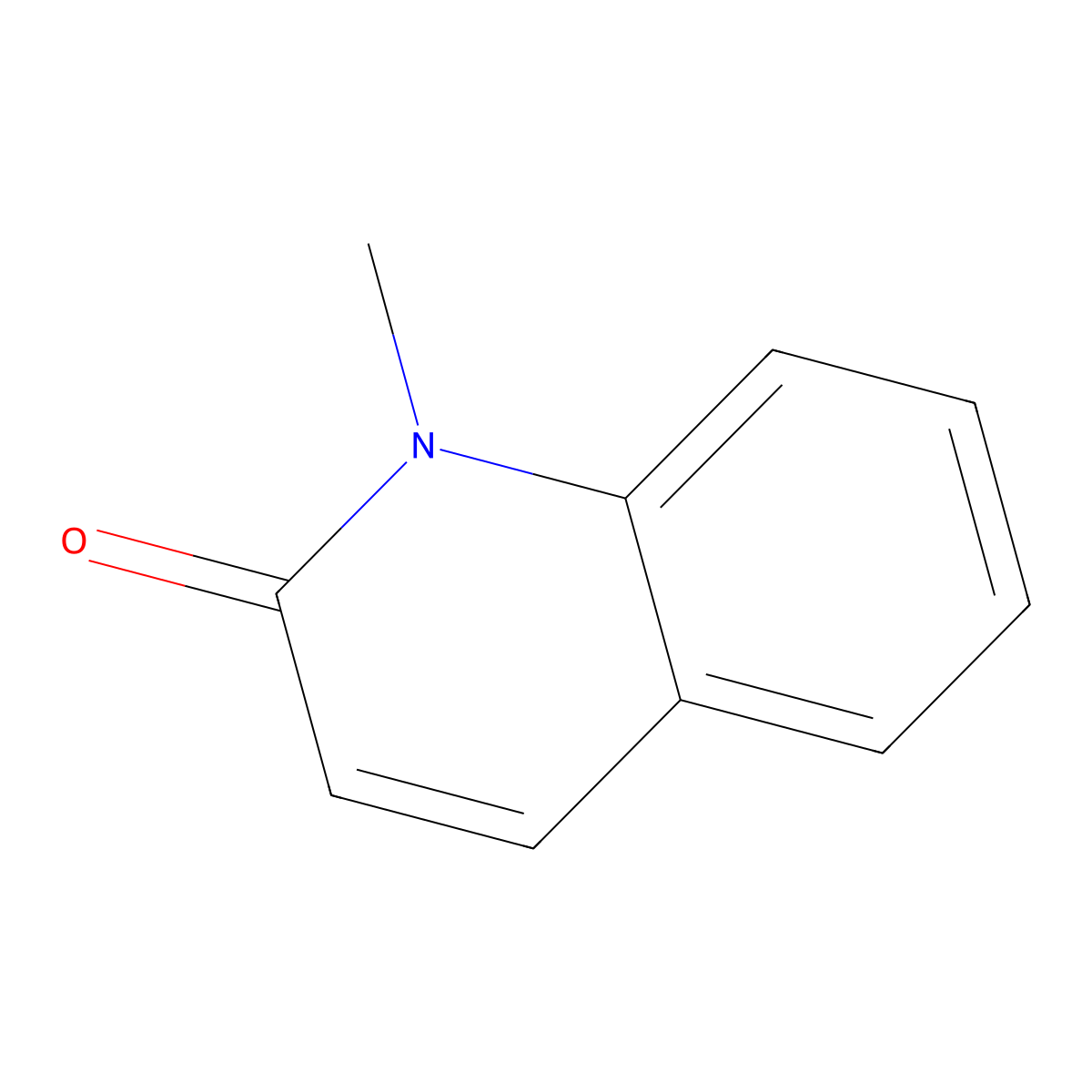 1-Methyl-2-quinolone molecular structure, CAS 606-43-9