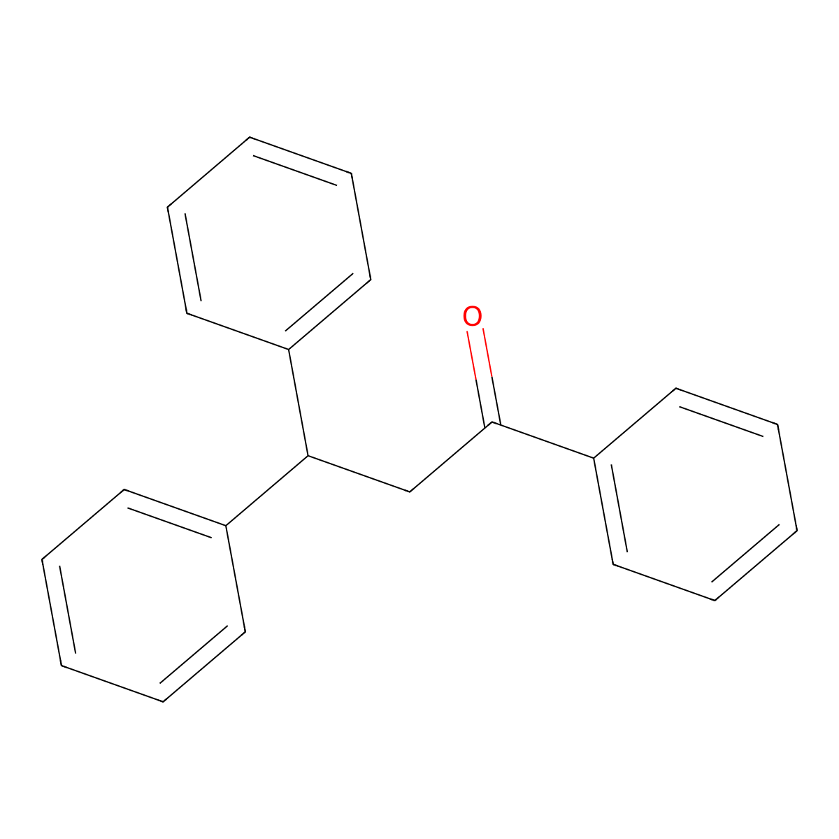 Propiophenone, 3,3-diphenyl- molecular structure, CAS 606-86-0