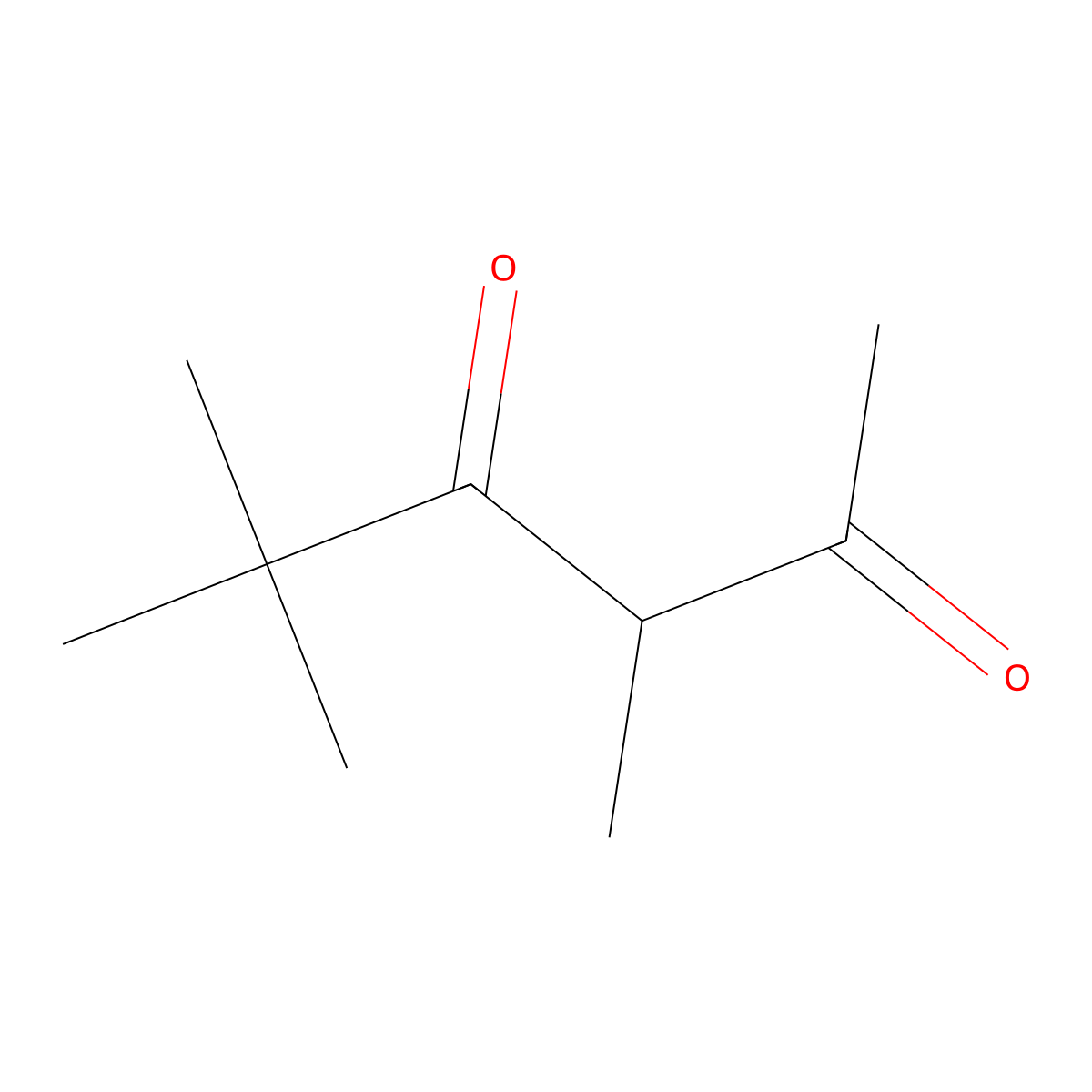 3,5,5-Trimethylhexane-2,4-dione molecular structure, CAS 60600-51-3