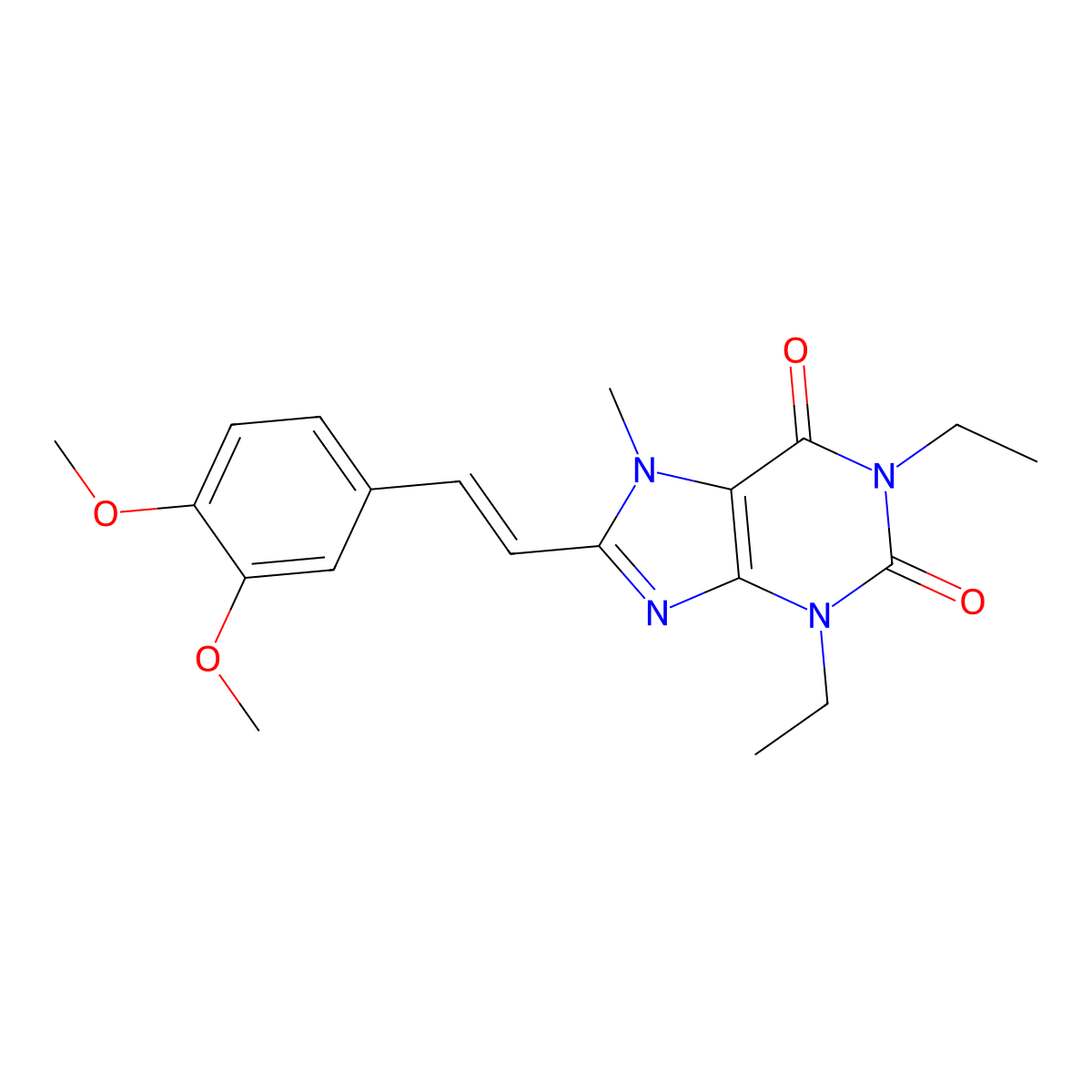 Istradefylline Impurity 2 molecular structure, CAS 606080-73-3