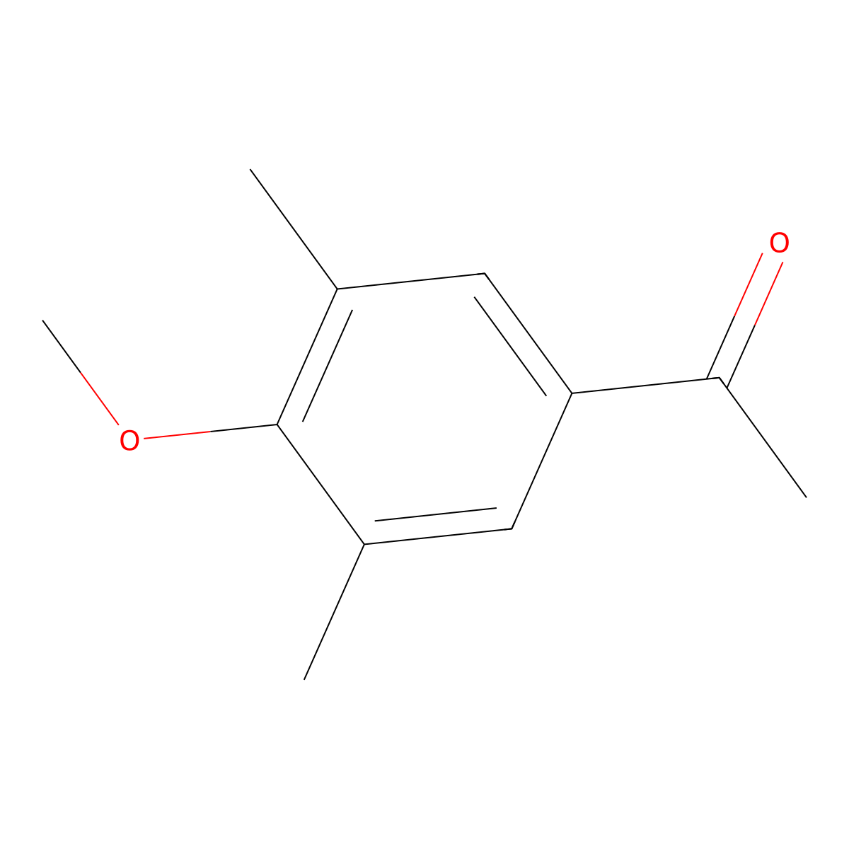 3',5'-Dimethyl-4'-methoxyacetophenone molecular structure, CAS 60609-65-6