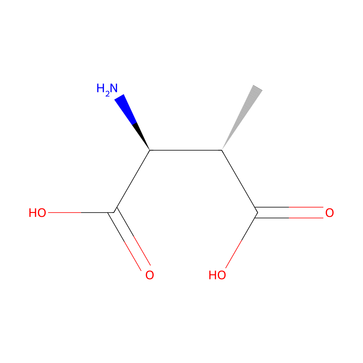 threo-3-methyl-L-aspartic acid molecular structure, CAS 6061-13-8