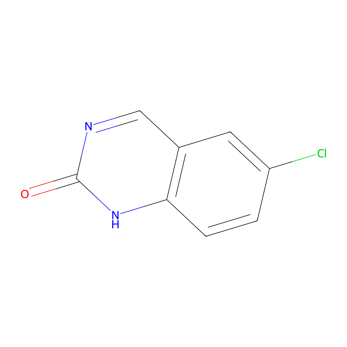 6-Chloroquinazolin-2(1H)-one molecular structure, CAS 60610-12-0